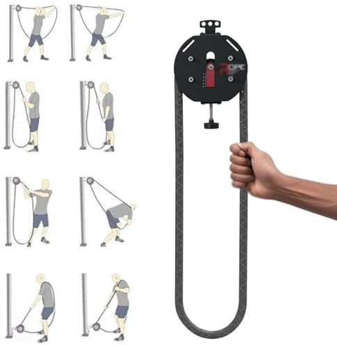 Corde D'entraînement De Résistance Sans Fin, Corde D'escalade Pour L'entraînement D'endurance Musculaire, Entraînement De Fitness Des Membres Supérieurs, Corde En Nylon De Qualité Supérieure Red
