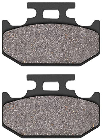 AHL Motocicleta Pastillas de freno Trasero para Yamaha DT 125 RE 2005-2007/DT 125 X 2005-2006/GT 125 Hammerhead 2012-2018/ MT 125 2019-2021/TT 250 RL/RM/RN/RP/RR/RS 1999-2004(Semi metal)