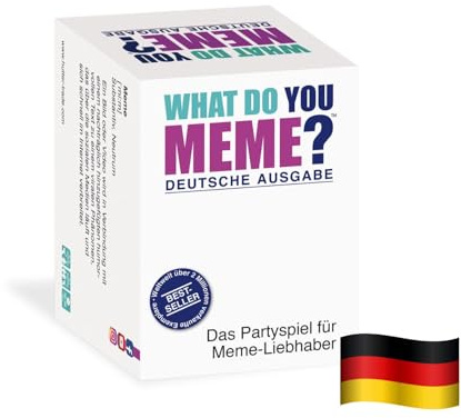 HUCH! | What Do You Meme Deutsch | Kartenspiele für Erwachsene | Partyspiele ab 18 | Meme Spiel | Kartenspiel & Gesellschaftsspiele | Deutsche Ausgabe | Ab 3 Spielern ab 18 Jahren