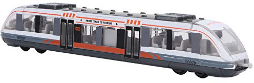 Zerodis Zug Spielzeug Simulation Metro Modell Alloy Sliding Diecast Metal Fahrzeuge Bildung kognitive Spielzeug Geburtstag 3 4 5 6 7 Jahre Kinder(weiß)