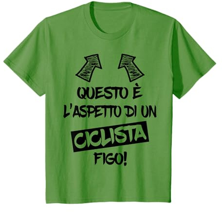 CICLISTA FIGO regalo divertente ciclisti ciclismo bicicletta Maglietta