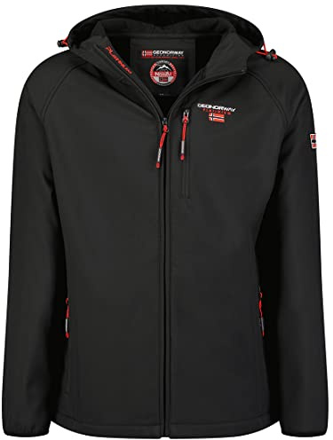 Geographical Norway Chaqueta Softshell Hombre Geo Norway Takito - Impermeable y cortavientos para hombre/Prenda/Abrigo con mangas largas