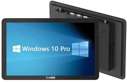 SunKol 21.5 Embedded Industrial Touch Panel PC,16:9 Capacitive Touch Screen All-in-one, 2xUSB2.0, 2xUSB3.0, HDMI, VGA, 2xRS232, LAN (i5-3210M, 8G-DDR3 RAM 128G SSD)