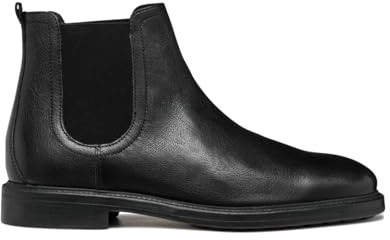 Geox Stivali da uomo U Tiberio A, Nero, 46 EU