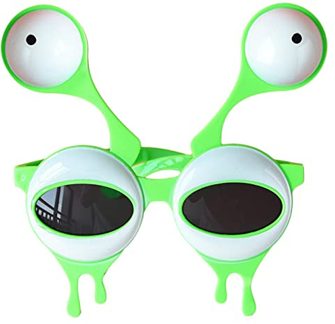 aieibuy Party Sunglasses Funny Alien Novelty- Fancy- Summer Kid Party Supplies Slug Shaped Glasses Party Sunglasses Pack
