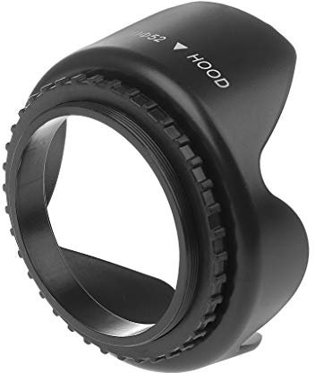 Paraluce a petalo di fiore avvitato da 52 mm per obiettivo per fotocamera DSLR Accessori per obiettivo e accessori Fotografia Accessori per fotocamera Paraluce per obiettivo per fotocamera Copertura