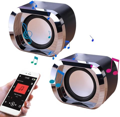Altoparlanti stereo da scrivania, altoparlante multimediale portatile, suono chiaro, altoparlante USB per familiari, amici, bambini