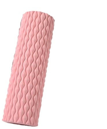 NihaoWXM skumrulle skumrulle, yogakulle, 3D-massagepunkter, träningsrulle, fantastisk färg, smärtlindring, avslappnande muskler för rygg, ben (rosa 33 cm 10 cm)