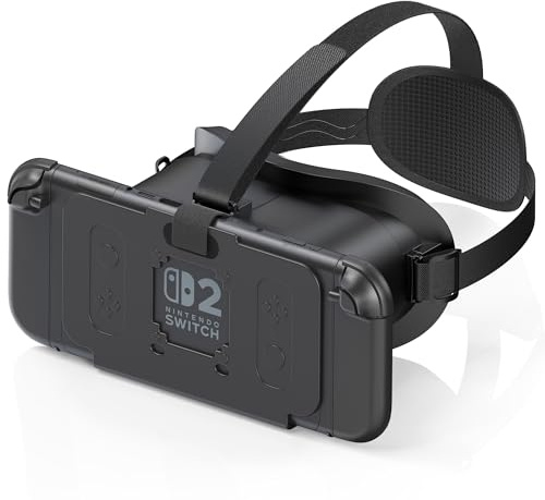 VR Headset für Nintendo Switch 2 (2025), Switch 2 Virtual Reality VR Brille mit verstellbaren HD-Linsen und komfortablem Kopfband, Labo VR-Kit für Switch 2 Zubehör (Schwarz)
