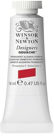 Winsor & Newton Designers Gouache 14 ml Permanent Alizarinkarmesin