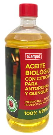 ACEITE PARA ANTORCHAS BIOLOGICO CITRONELA 750ML