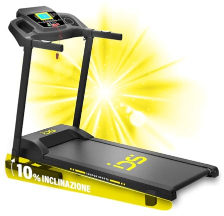 IDS G40 Tapis Roulant Elettrico Salvaspazio, 16 km/h, Tappeto Corsa XXL 120x44 cm, Marchio ITALIANO, Apertura Idraulica, LCD Multifunzione, Garanzia e Assistenza ITALIA