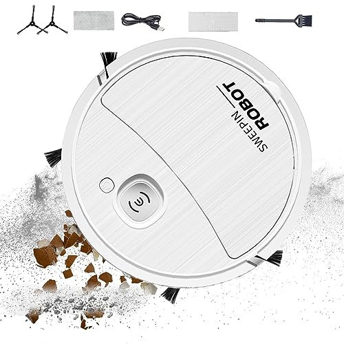 Dubbulon Sweeping Robot | Sweep Mop Robot Cleaner with Intelligent Navigation - Home Appliance for Bedroom, Dining Room, Living Room, Balcony, Kitchen, Corridor