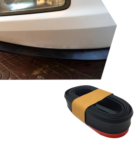 FURREN Alerón Delantero del Coche para Seat Leon FR 5F MK1 MK2 MK3 MK3.5 MK4 MK5 Ibiza 6J 6L, Reducir la Resistencia del Coche Coche Alerón Delantero, Parachoques Delantero Spoiler Labio 2.5m,E