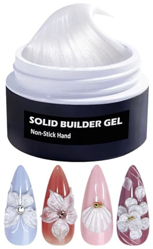Gel de modelado para uñas - Gel de modelado no adhesivo - Solución espesante para el hogar Salón Manicura Diario Vacaciones Fiesta