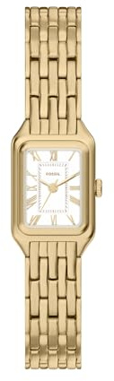 Fossil Raquel ES5467 Montre pour Femme en Acier Inoxydable doré 18 mm