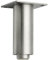 Simausrom Dekorfuß | Höhe: 120 mm | Möbelfuß | Tischfuß | Aluminium gebürstet