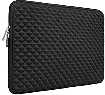 RAINYEAR 15.6 pollici Laptop Sleeve Custodia antiurto imbottita fodera soffice protettiva Custodia da trasporto compatibile con notebook da 15,6 pollici Computer Ultrabook Chromebook(Nero)