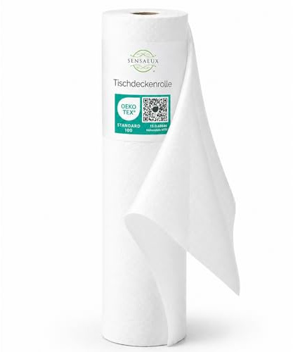 Sensalux Bordsdukrulle fleece 1,18 x 10 m vit, 80 g/m²