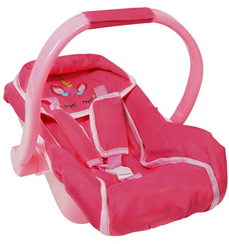 Unicorn Baby Doll car seat for Dolls -Great Baby Doll Accessories for Travel (Car Seat)