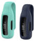 Yoobuu Case Compatible with Fitbit inspire 2,Silicone Cover Replacement Clip for Fitbit inspire 2 Fitness Tracker/No Tracker (Teal+Blue)