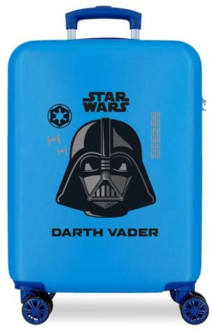 Star Wars Darth Vader Kabinentasche, blau, 38 x 55 x 20 cm, starr, ABS, seitlicher Zahlenkombinationsverschluss, 34 l, 2 kg, 4 Doppelrollen, Handgepäck.