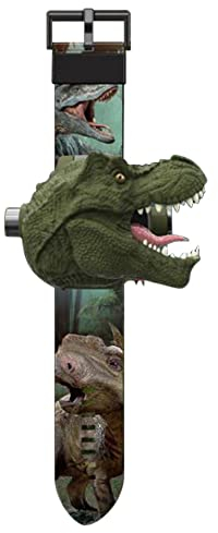 JAWSEU Digitala klockor för barn, projektorklocka för barn med 24 dinosaurieprojektionsmönster, justerbar digital dinosaurieklocka leksaker för pojkar flickor, berättelse pedagogisk leksak