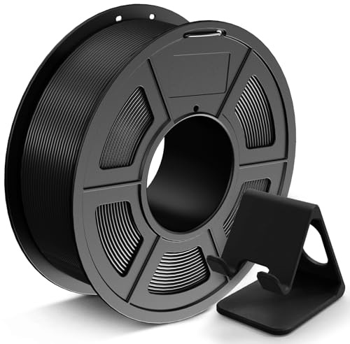 JAYO PLA 3D Printer Filament 1.1KG Black, PLA Filament 1.75mm, Dimensional Accuracy +/- 0.02mm, Neatly Wound Filament, Fits Most FDM Printer.