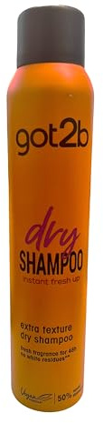 got2b Trockenshampoo TROCKEN WÄSCHE Extra Textur (200 ml), Dry Shampoo mit Sofort-Frische-Effekt, Trockenshampoo ohne Rückstände mit 48 h Blütentraum-Duft