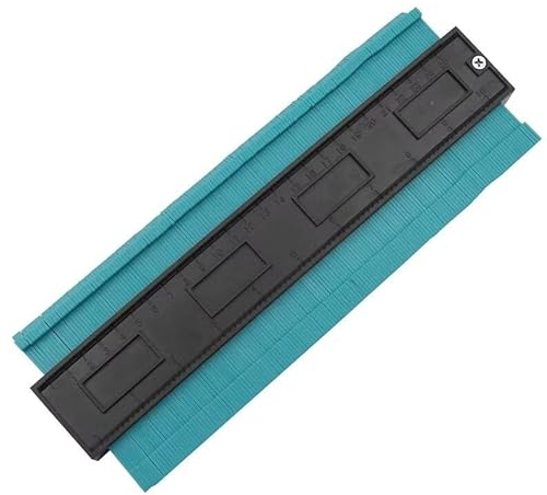 Jauge de contour 12/14/25 cm Duplicateur de contour en céramique pour carrelage et moquette, gabarit de mesure d'angle règle duplicateur de contour, outils de travail du bois