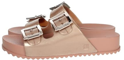 Zaxy Grendene 18063 Pertner III Rose Damen-Sandalen aus Gummi mit niedrigem Keilabsatz, Rosa, 37 EU