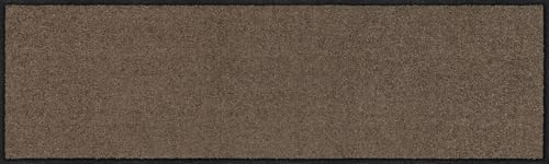 Salonloewe Paillasson 030 x 100 cm, taupe, pour intérieur et extérieur, paillasson, anti-salissures, tapis de propreté