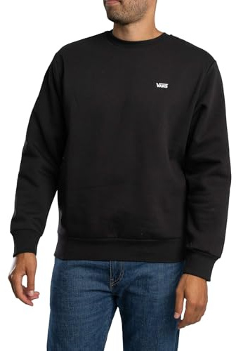 Vans Herr Sweat-Shirt Avec Logo Sur La Poitrine Gauche, Black, XL