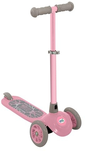 MoVe Steer and Go 3 Wheel Scooter | Kids Easy Steer Tri Push Scooter | Adjustable Handlebar Height | Pink, Ages 3+