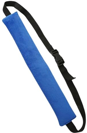 MOLUCKFU Correa para Trona Portátil Reutilizable y Segura de Tejido Azul, Cinturón de Correa para Silla Alta y Carrito de Ñiño Diseño Simple y Delicado