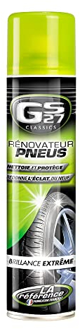 GS27 - Rénovateur Pneus Classics - Nettoie, Protège, Redonne de l'Éclat - Spray 400 ML