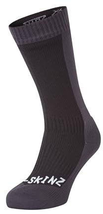 SEALSKINZ | Starston | Unisex Waterproof Mid Length Merino Wool Lined Sock | Outdoor Sports | Hiking | 3-Layer Insulation
