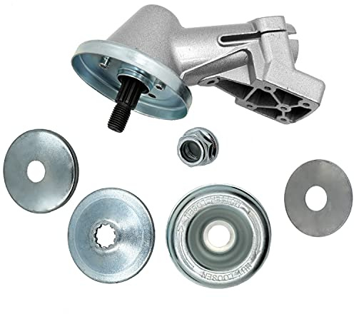 Hippotech Ensemble de tête de boîte de vitesses avec coupe et contre-écrou pour pour Stihl Trimmer FS300 FS310 FS350 FS400 FS450 FS480