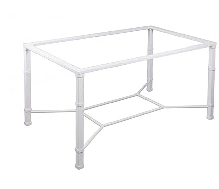 Forja Hispalense Mesa de Camilla radiador (Blanco, 130 x 80 (50/70) cm)