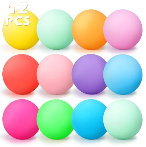 12 Pcs Stress Balls Set for Adults and Kids - Squishy Ball Sensory Fidget Toys for Anxiety Relief - Squeeze Ball Party Favors Bulk Pack - Classroom Prize - Birthday Halloween