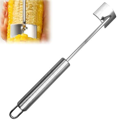 YEJAHY Pelapatate mais, pannocche, mais Magic Remover, mais peeler, Stainless Steel Corn Stripping Toolol, utensile da cucina, pelapatate verdure per cucina insalata barbecue