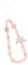 TSUOUKL 1pc Handy Lanyard, Rosa Anti-Lost Handyhülle Anhänger Anhänger Kette, Handy-Anhänger, Telefon Lanyard Handschlaufe Handgelenkschlaufe Perlen Kette Lanyard Schmuck