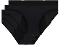 VEINTITRÉS Menstruationstrosor av bambufiber, 4 lager, hög absorption, anti-läckage, bekväma, återanvändbara, svart, M