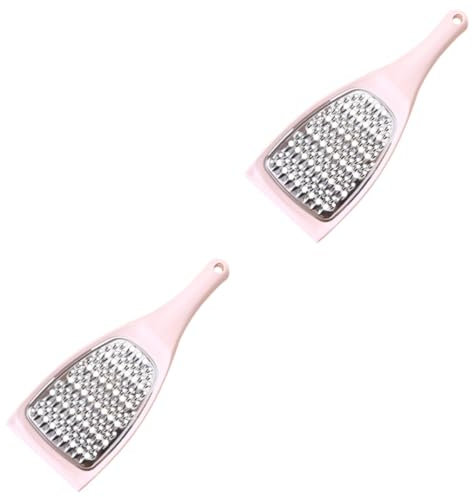 PRETYZOOM 2 Pezzi Tagliaverdure Grattugia per Formaggio a Mano Macchina Grattugia a Paletta Affettatrice da Cucina Coltello Piega Mais Forbici Rotante Vegetariano Patata Acciaio Inossidabile