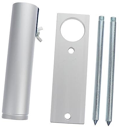 KONTONTY Picchetto per Ombrellone in Alluminio Ancoraggio Versatile per Ombrellone da Esterno Strumento di Fissaggio per Ombrelloni da Sole E Cortile