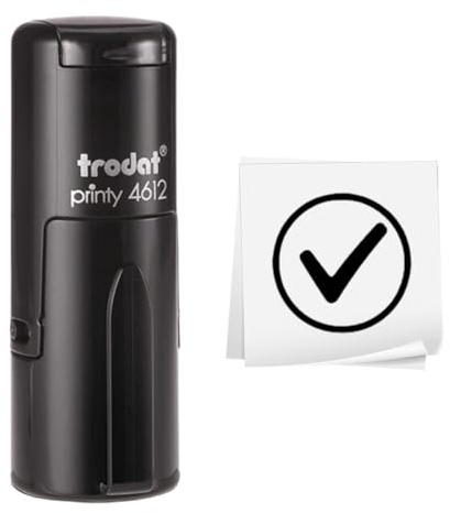 Sello automático ✓ 12x12mm negro claro práctico para profesores oficina registro, sellos personalizados, sello personalizado