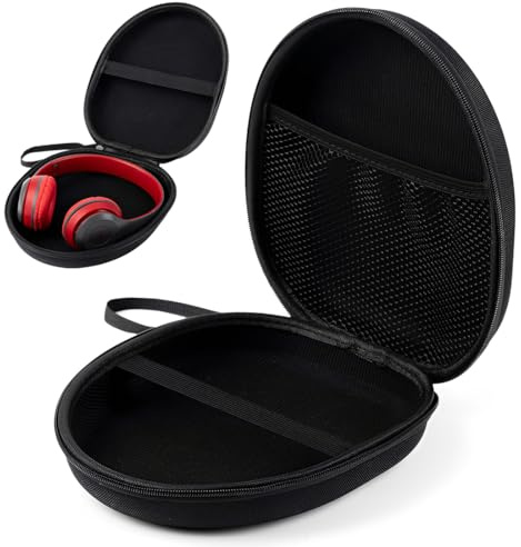 PHYNDR Custodia per Cuffie Custodia Cerniera Cuffie Borsa Cuffie, Caso Universale per Cuffie da Viaggio