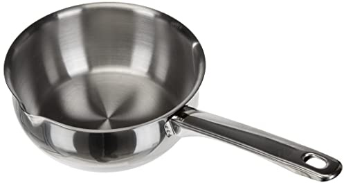 IBILI - Prisma böjd kastrull, 18 cm, rostfritt stål, lämplig för induktion