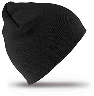 Result Unisex Rc044 Schlupfmütze mit weicher Haptik Einheitsgröße Capblack