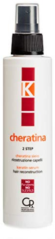 K-Cheratina - Siero Ricostruzione - Trattamento Professionale con Cheratina per Ristrutturazione Capelli Danneggiati - Uniforma le Fibre Capillari e Dona Corpo e Volume - 150 ml
